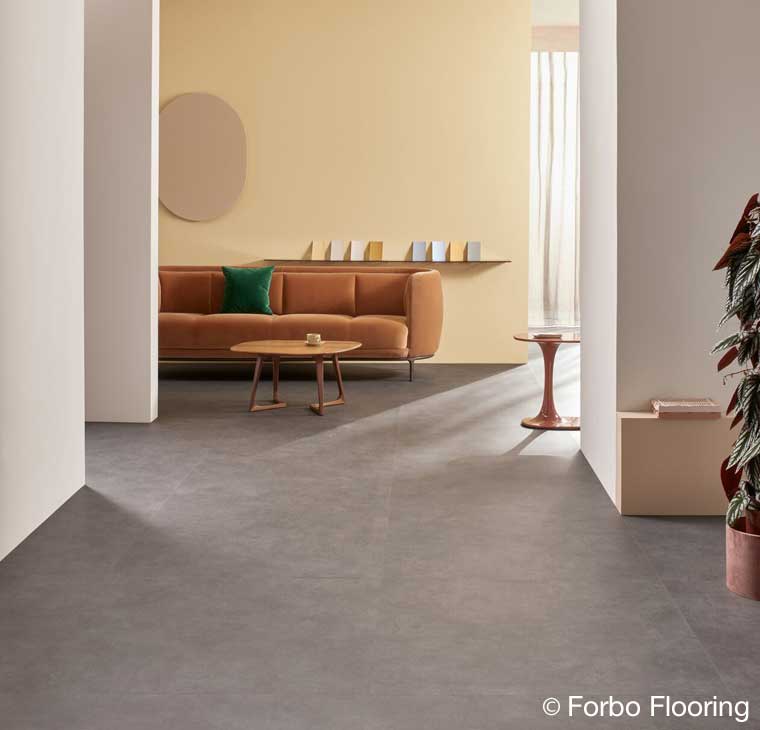 Wohnraum mit Linoleum - pflegeleicht und ästhetisch
